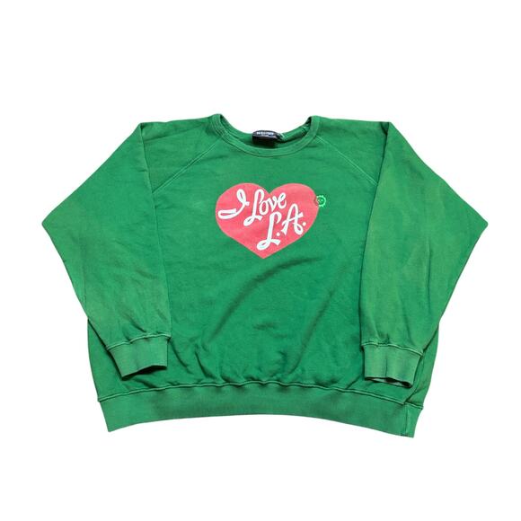 Big Bud Press Tops - Big Bud Press Sweats I Love LA Crewneck Sweatshirt Women's 3XL